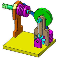 3D繪製與組裝完成 3D繪製與組裝完成