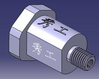 車銑複合機工作圖秀工字樣03 車銑複合機工作圖秀工字樣03