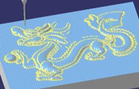 電腦模擬---清角加工 電腦模擬---清角加工