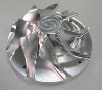 渦輪葉片實機精加工 渦輪葉片實機精加工