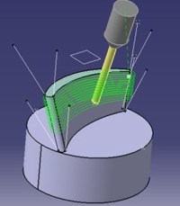 單葉片五軸同動加工 單葉片五軸同動加工