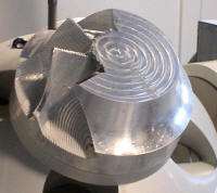 渦輪葉片實機粗加工 渦輪葉片實機粗加工